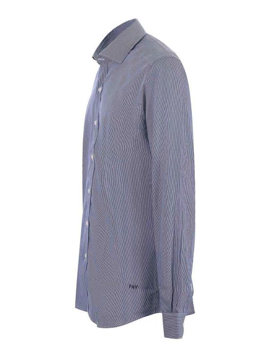25FW 페이 긴팔 셔츠 NCMA1512590XPYU807 Blue - FAY