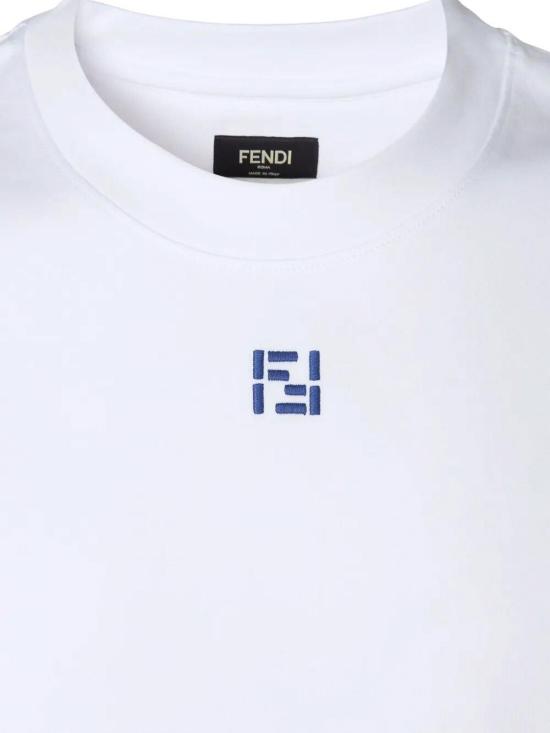 26SS 펜디 코튼 티셔츠 FY0936AY0HF0QA0 White - FENDI