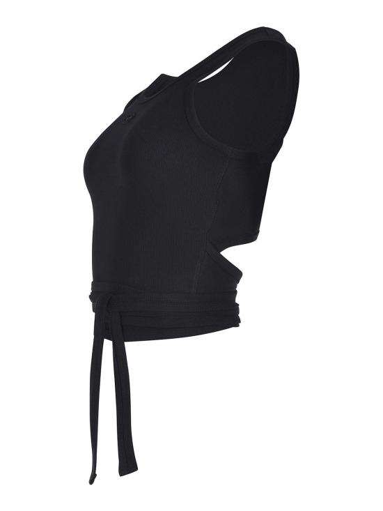 26SS 디젤 wrap-around design 크롭탑 A210190EJAI9XX Black - DIESEL