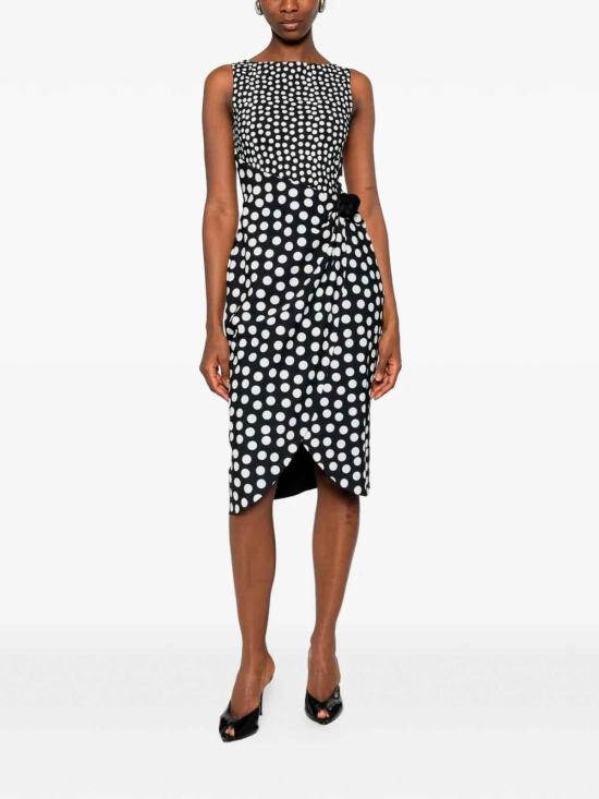 26SS 키아라보니 미디 원피스 ABGEKANSJERCFSTT742 Black - CHIARA BONI