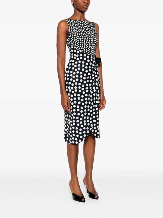 26SS 키아라보니 미디 원피스 ABGEKANSJERCFSTT742 Black - CHIARA BONI