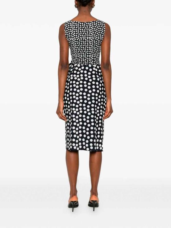 26SS 키아라보니 미디 원피스 ABGEKANSJERCFSTT742 Black - CHIARA BONI