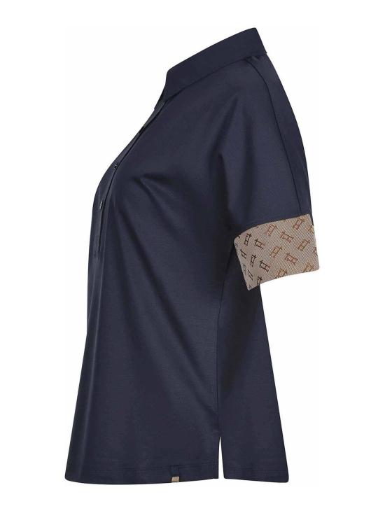 26SS 에르노 폴로 티셔츠 JPL00122520639200 Blue - HERNO