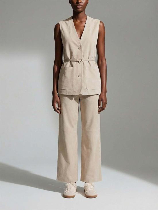 26SS 만조니24 스트레이트 팬츠 26PM707L43BEIGE Beige - MANZONI24