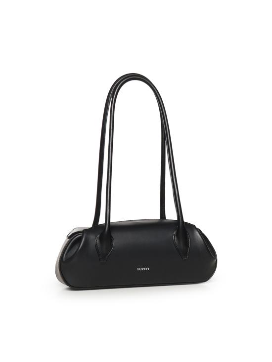 26SS 유제피 숄더백 OYSTER SHOULDER BAG MINI SMOOTH LEATHER BLACK - YUZEFI