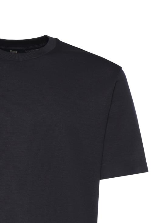 26SS 에르노 반팔 티셔츠 JG000206U 520599201 Blue - HERNO