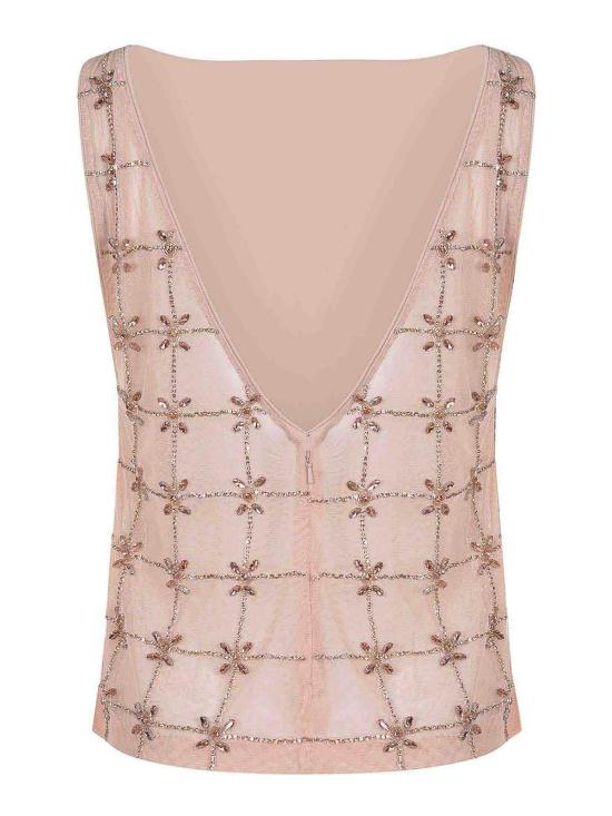 26SS 핑코 민소매 티셔츠 106437A32BZN6 Nude Neutrals - PINKO