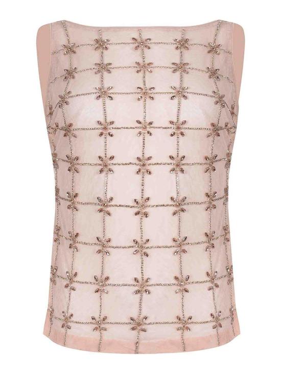 26SS 핑코 민소매 티셔츠 106437A32BZN6 Nude Neutrals