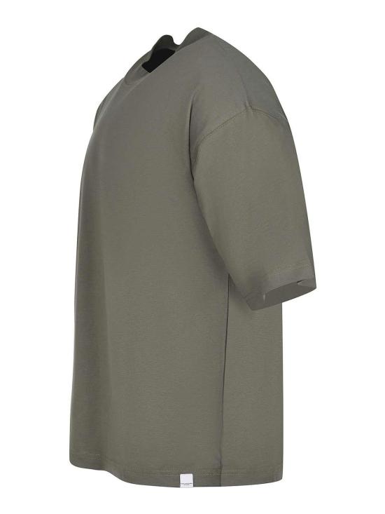 26SS 파올로페코라 반팔 티셔츠 F04140955407 Brown - PAOLO PECORA