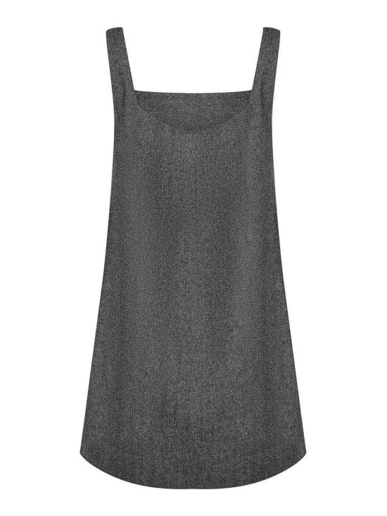 25FW 어 페이퍼 키드 숏 원피스 F5PKWODR059200 Grey - A PAPER KID