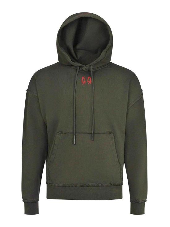 25FW 44레이블 후드 티셔츠 B0030612FA679P723 Green - 44 LABEL