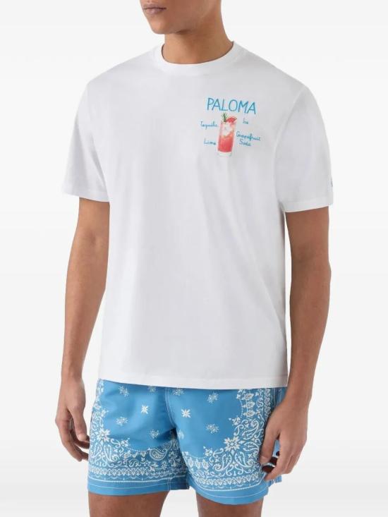 26SS 세인트바쓰 반팔 티셔츠 POT0001 00323L PALOMA RECIPE 01N EMB - MC2 SAINT BARTH