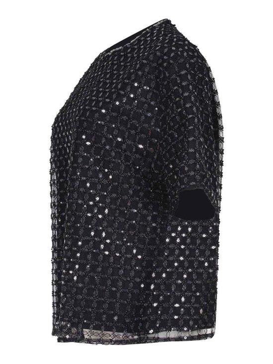 26SS 로테이트 바이 크리스텐슨 반팔 티셔츠 115155100BCR1487100 Black - ROTATE BY BIRGERCHRISTENSEN