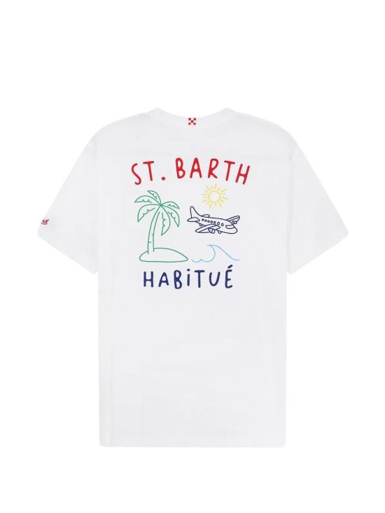 26SS 세인트바쓰 반팔 티셔츠 PRL0002 00320L ST BARTH SUMMER 01N EMB - MC2 SAINT BARTH