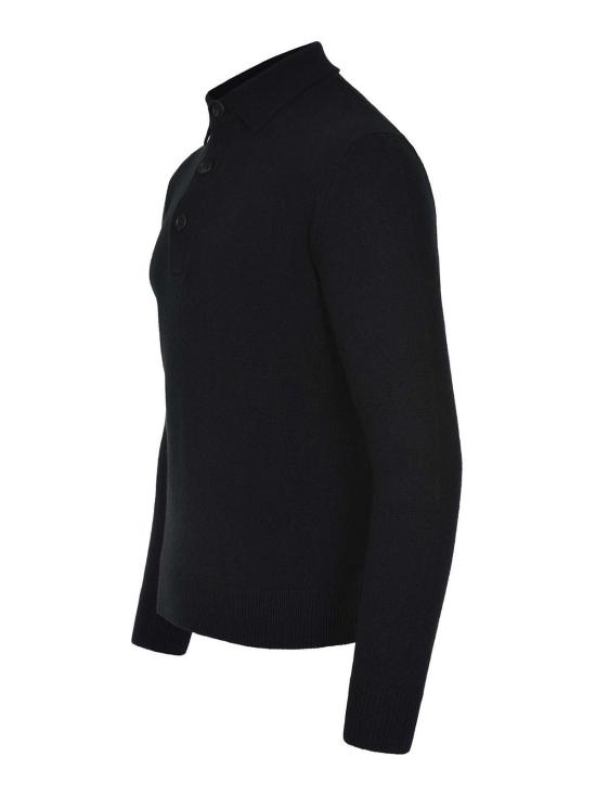 25FW 필리포 드 로렌티스 폴로 티셔츠 PL3MLWC7R990 Black - FILIPPO DE LAURENTIIS