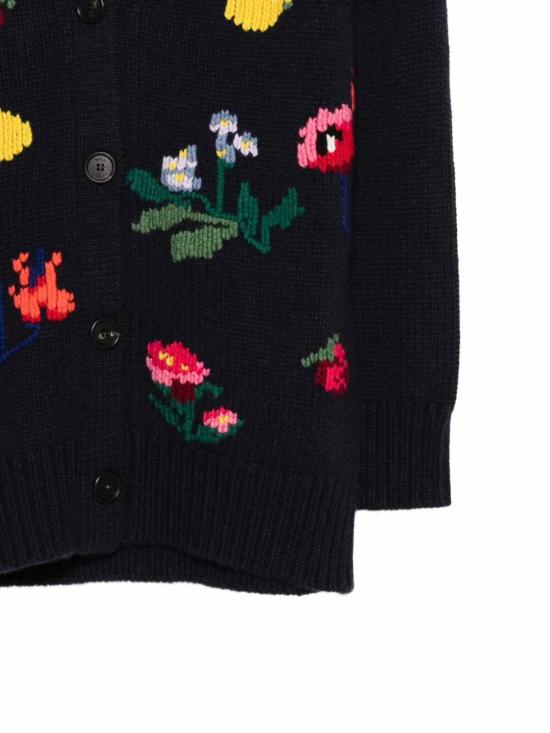 26SS 말로 가디건 DXG198Y1D03EN114 Blue - MALO