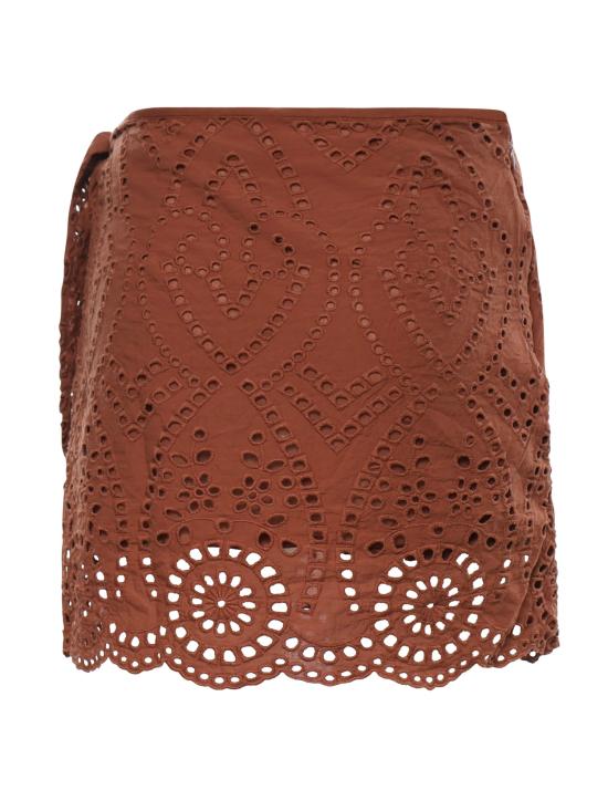 26SS 세인트바쓰 숏 스커트 NYR0001 01005L BROWN - MC2 SAINT BARTH