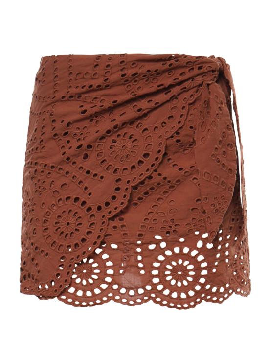 26SS 세인트바쓰 숏 스커트 NYR0001 01005L BROWN