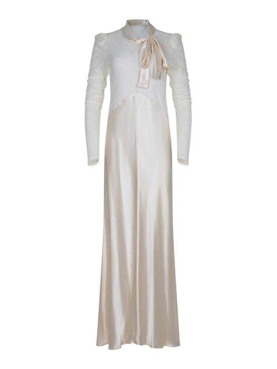 26SS 알베르타 페레티 롱 원피스 042016270002 Light Grey