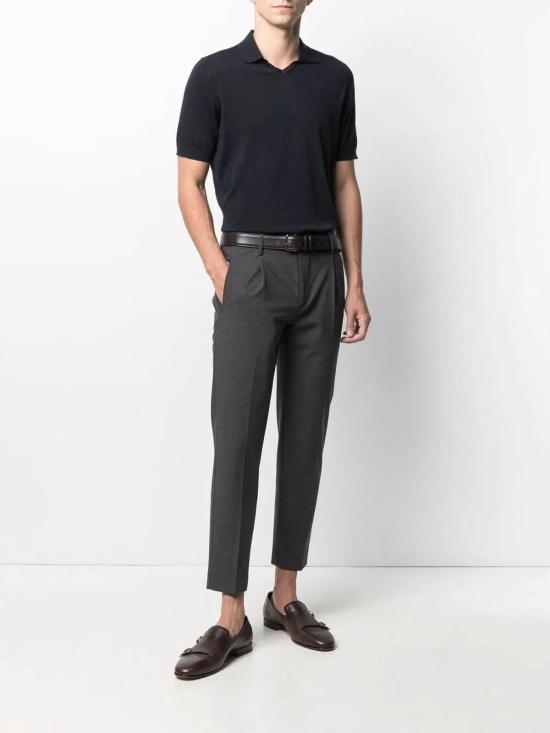 26SS 드루모어 폴로 티셔츠 D0GN146L795 Dark Blue - DRUMOHR