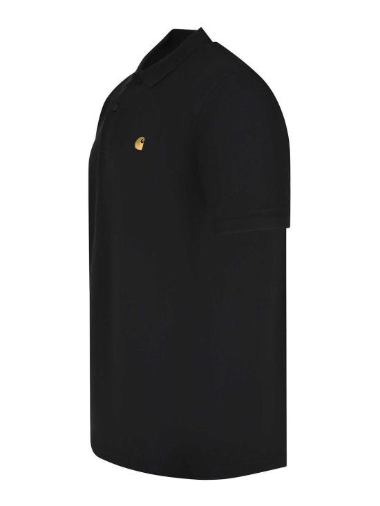 26SS 칼하트 숏슬리브 체이스 피케 폴로 I02380700FXX Black - CARHARTT