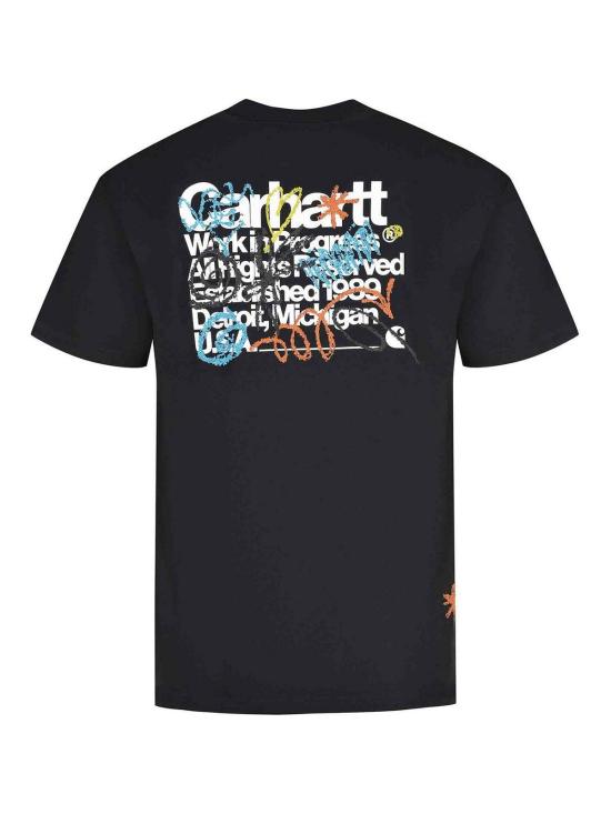 26SS 칼하트 반팔 티셔츠 I03623889XX Black - CARHARTT