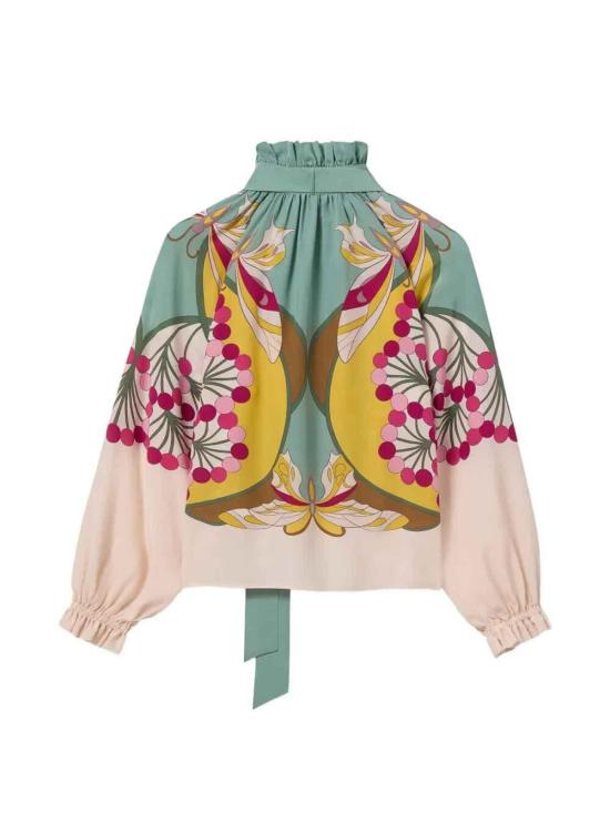 26SS 라 더블제이 블라우스 SHI0086CRE002FLO08PI03 Multicolour - LA DOUBLEJ