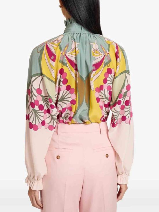26SS 라 더블제이 블라우스 SHI0086CRE002FLO08PI03 Multicolour - LA DOUBLEJ