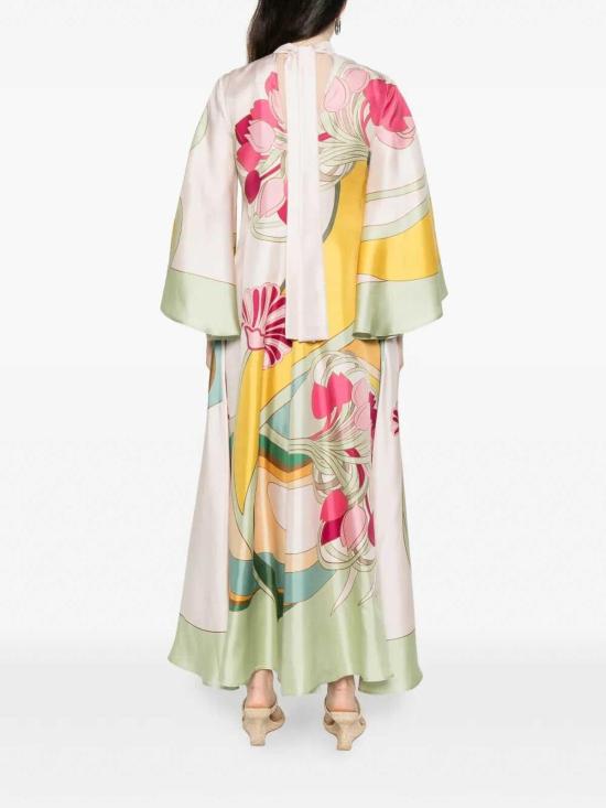 26SS 라 더블제이 미디 원피스 DRE0232SIL001TUL07GR02 Multicolour - LA DOUBLEJ