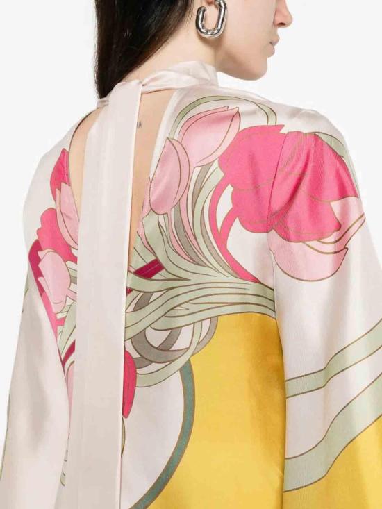 26SS 라 더블제이 미디 원피스 DRE0232SIL001TUL07GR02 Multicolour - LA DOUBLEJ