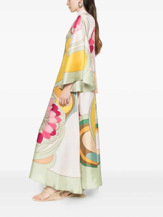 26SS 라 더블제이 미디 원피스 DRE0232SIL001TUL07GR02 Multicolour - LA DOUBLEJ