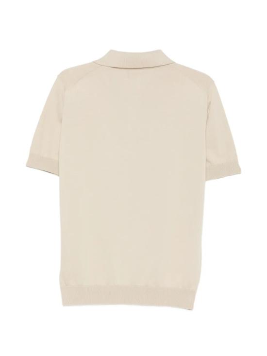 26SS 필리포 드 로렌티스 폴로 티셔츠 PL1MC CR14R 040 ECRU TORTILLA - FILIPPO DE LAURENTIIS