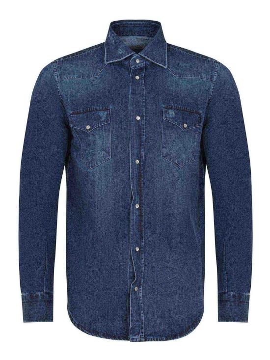 25FW 사르토리오 데님 셔츠 SCC0001SH296501 Blue