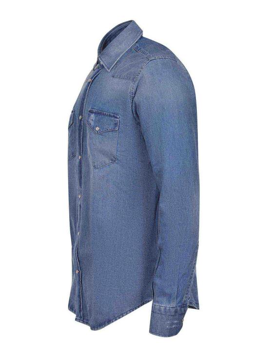 25FW 사르토리오 데님 셔츠 SCC0001SH296502 Blue - SARTORIO