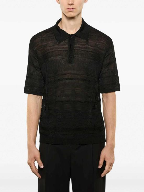 26SS 라니우스 폴로 티셔츠 S6LAMAKP200110 Black - LANEUS