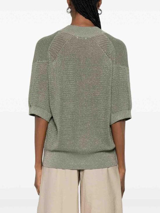 26SS 브루넬로 쿠치넬리 가디건 MST263316CVW31 Green - BRUNELLO CUCINELLI