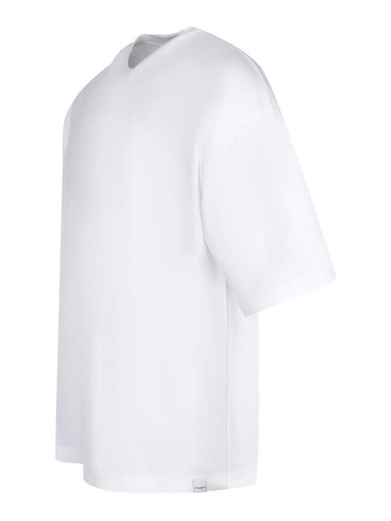 26SS 파올로페코라 반팔 티셔츠 F04140951101 White - PAOLO PECORA