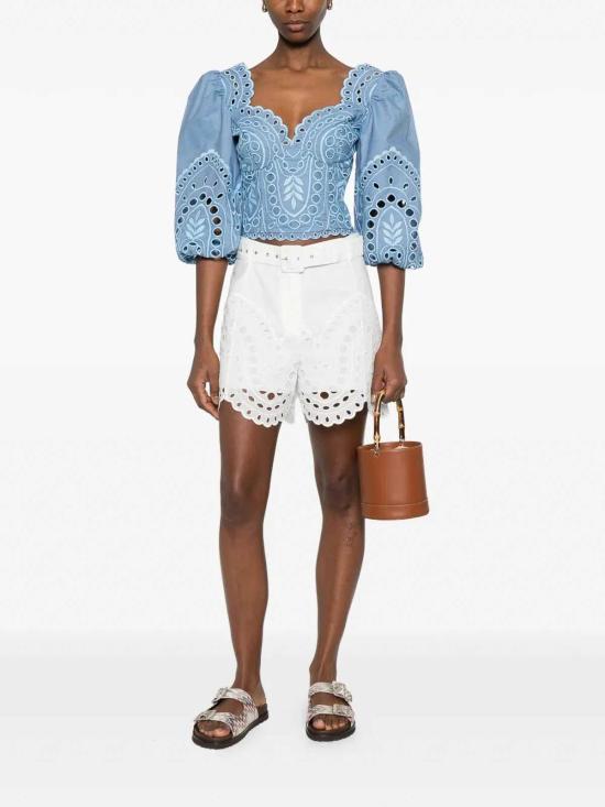 26SS 차로루이즈 반팔 티셔츠 263103BLUE Blue - CHARORUIZ