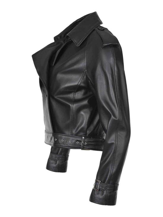 25FW ALESSANDRA GRIMOLDI 가죽 자켓 SPOLVERINOCORTONERO Black - OTHER BRANDS