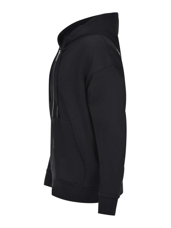 25FW 44레이블 후드 티셔츠 B0030577FA583P664 Black - 44 LABEL