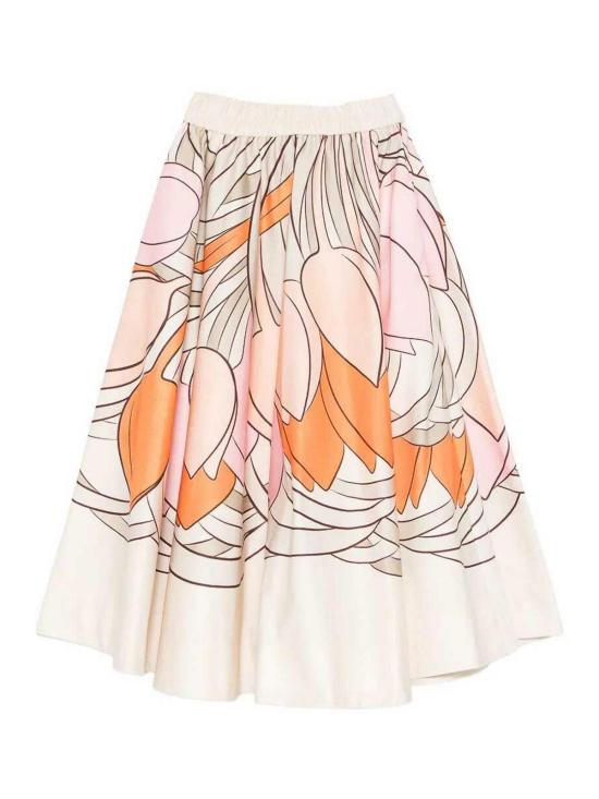 26SS 라 더블제이 미디 스커트 SKI0199COT094TUL07PI02 Multicolour