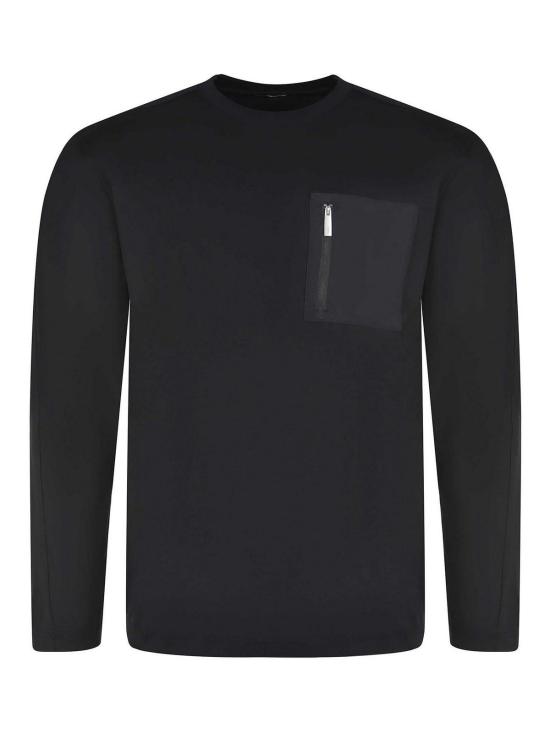 25FW 에르노 긴팔 티셔츠 JG00071UL520959300 Black