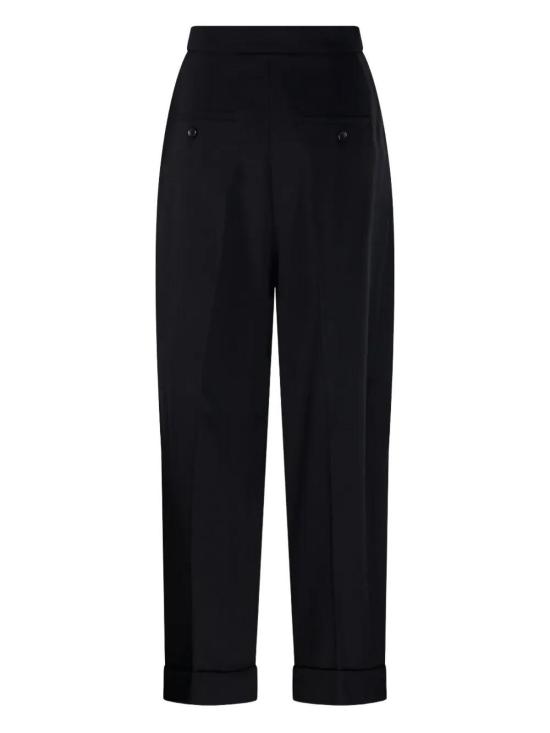 26SS 막스마라 스트레이트 팬츠 26111311116E15 Black - MAX MARA