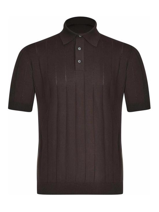 26SS 필리포 드 로렌티스 폴로 티셔츠 PL1MCCR14C190 Dark Brown