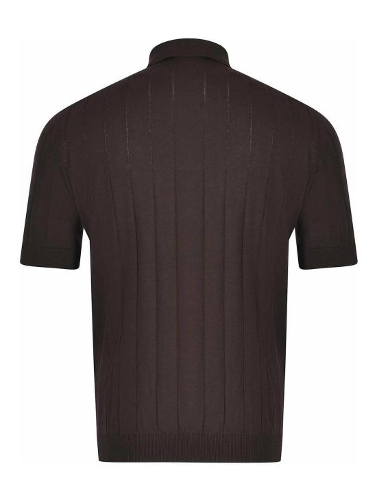 26SS 필리포 드 로렌티스 폴로 티셔츠 PL1MCCR14C190 Dark Brown - FILIPPO DE LAURENTIIS