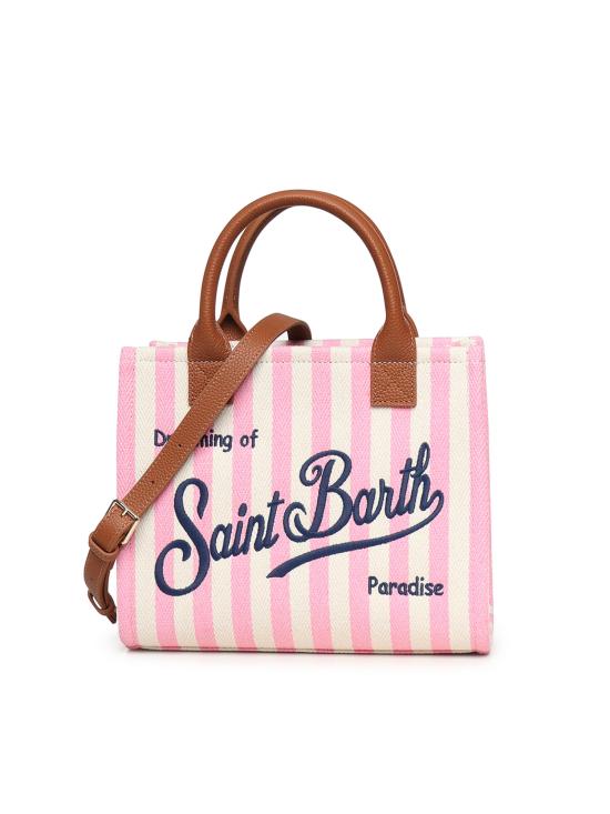 26SS 세인트바쓰 숄더백 VANMD001 01784L HB STRIPES LEATHER 2119 EMB