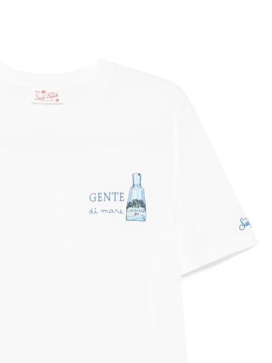 26SS 세인트바쓰 반팔 티셔츠 POT0001 04456L GIN GENTE 01N EMB - MC2 SAINT BARTH