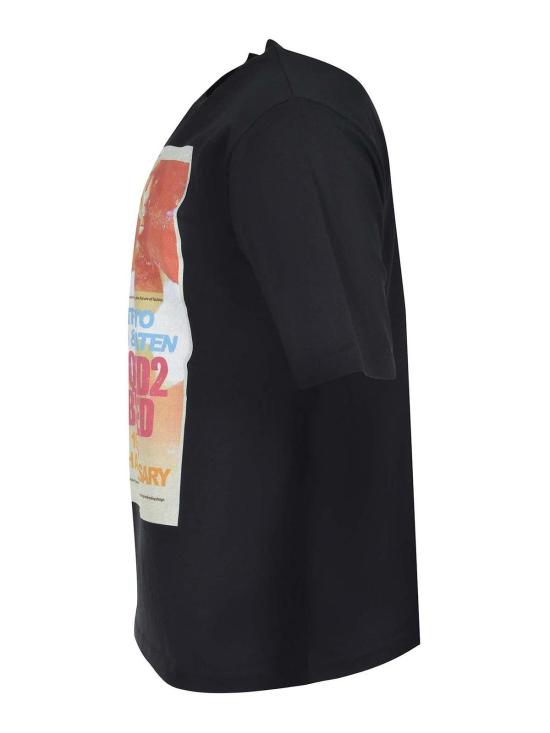 25FW 디스퀘어드2 반팔 티셔츠 S71GD1587D20020900 Black - DSQUARED2