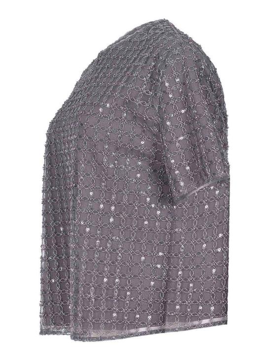 26SS 로테이트 바이 크리스텐슨 반팔 티셔츠 115155516BCR1487516 Grey - ROTATE BY BIRGERCHRISTENSEN