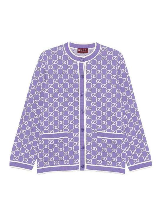 26SS 구찌 가디건 856262XKE0M5019 Light Purple